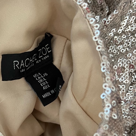 Rachel Zoe Champagne Sequin Bodysuit | L - Picture 15 of 15